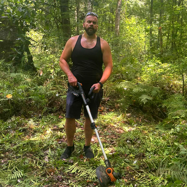 Tim clearing for more fencing