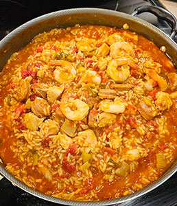 Shrimp is up to temp and not over cooked