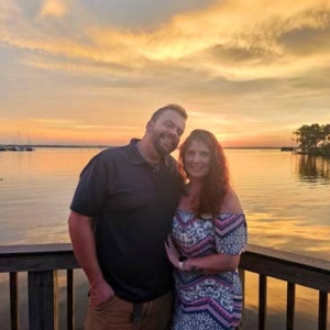 TnF Farms is now located in St. Johns, Florida Tim and Faith standing on their neighborhood dock at the St. Johns River.